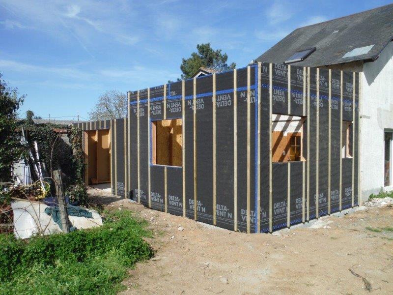 Extension ossature bois en Vienne (86)